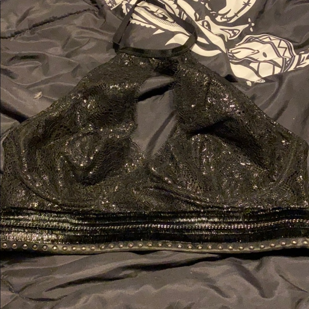Victoria Secret Black halter bralette